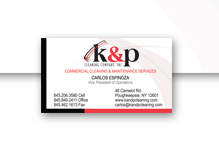 K & P Cleaning Services [stationary]